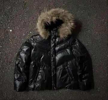 LEMIORE 퍼 다운 y2k 오빠계 헤이세이 광택