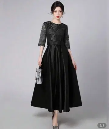 롱 드레스 블랙