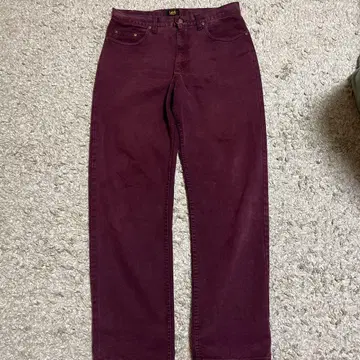 Lee 데님 팬츠 적자색