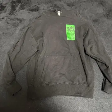 엑스걸 블랙 후드티 S 사이즈