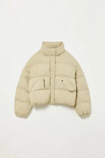 eaphi CHECK PATTERN PUFFER JACKET