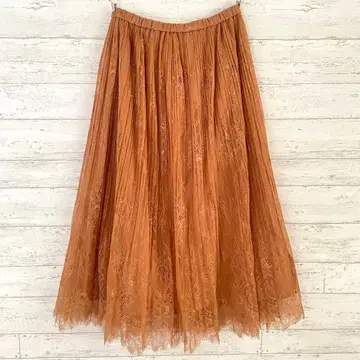 내추럴 뷰티 베이직 레이스 튤 스커트 [ S ] 플레어