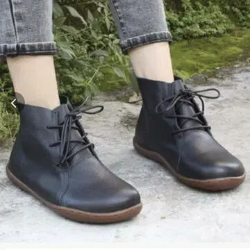 소가죽 가죽 부츠 EDW082 블랙