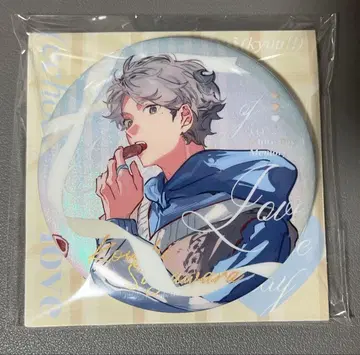 하이큐 스가와라 코시 캔뱃지 75mm