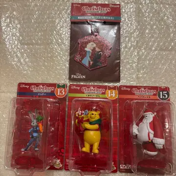 디즈니 크리스마스 오너먼트 푸우 베이맥스 주디 안나