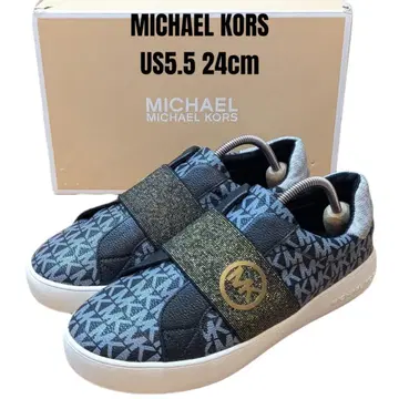 MICHAEL KORS 마이클코어스 MK 올 패턴 슬립온 24cm