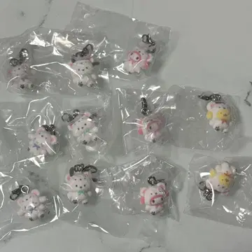 산리오 포근포근 스노우 캡슐 토이 11개