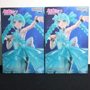 하츠네 미쿠 Clearluxe-EmeraldGem-피규어 2개 세트