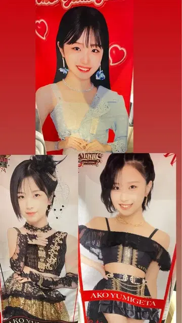 [레어] 모닝구무스메. 유미게타 아카네 타월 세트