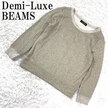 Demi-Luxe BEAMS 풀오버 맨투맨 골드 B942