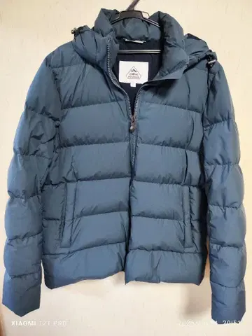 PYRENEX 다운 자켓 미니립스탑 XL 색상 다크슬레이트