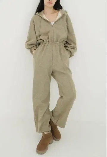 CLANE 클라네 후디드 스웨트 올인원