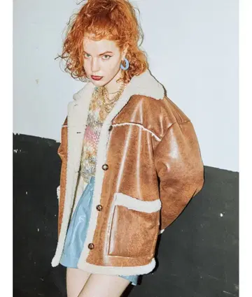 jouetie 무스탕 코트