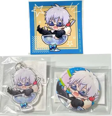 마루쿠지 주술회전 챠폰 고죠 사토루 캔뱃지 아크릴 키링 스티커