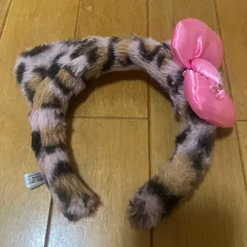 헬로키티 레오파드 무늬 머리띠