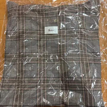 ikaw 체크 무늬 토트백