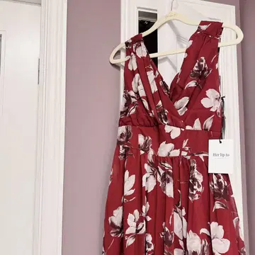 Herlipto Anemone Cache-Coeur Long Dress