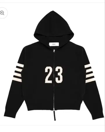 kowga 완판템 FOOT BALL KNIT ZIP HOODIE