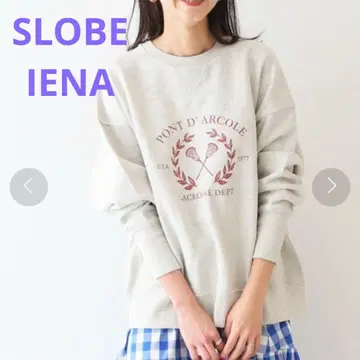 슬로브 이에나 IENA 코어 스팬 쭈리 로고 맨투맨 라크로스 36 38