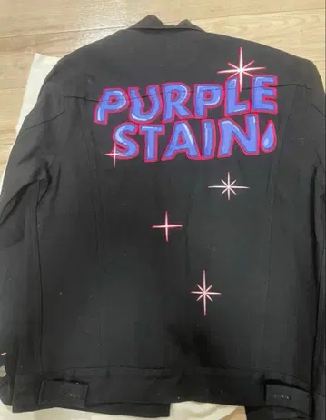 PURPLE STAIN 블랙 데님 자켓 사이즈 3