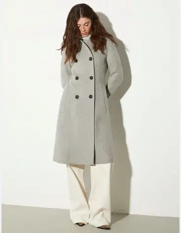 [택 포함 새상품] MAX&Co. 그레이 울 코트