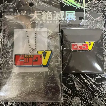 대절멸전 빅 V 아크릴 키링 & 핀 배지 세트