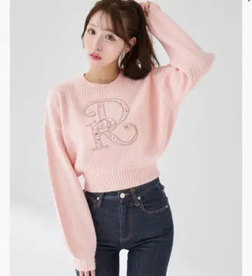 다리치 darich DR 비쥬 볼륨 리브 니트탑