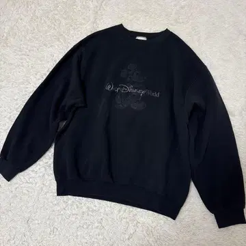 빈티지 [80s USA제] 올드 미키 맨투맨 XL 입체 로고