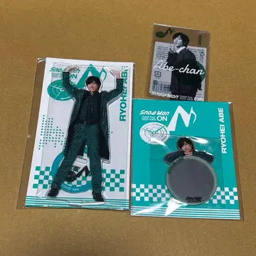 SnowMan ON 라이브 굿즈 아베 료헤이 아크릴 스탠드 3종 세트