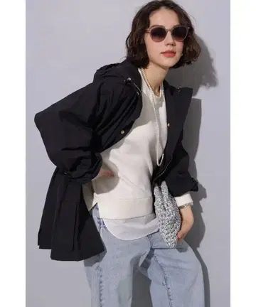 [ 새상품 미사용 ] 아르페쥬 스토리 미들 기장 마운틴 파카