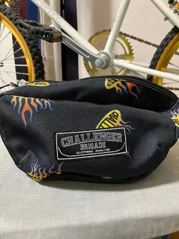 CHALLENGER FIREBALL WAIST BAG -Black-