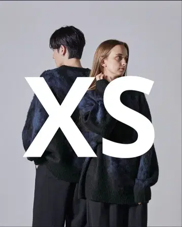 CLEL 모헤어 블렌드 샤기 디자인 니트