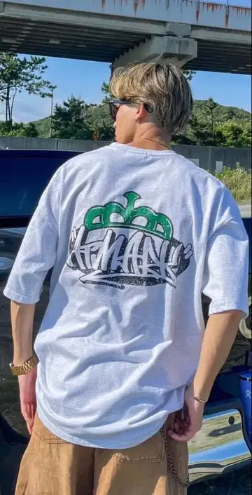 ATMARK 스트릿T셔츠 그레이L사이즈