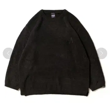 APPLEBUM Shaggy L/S Crew Neck 블랙