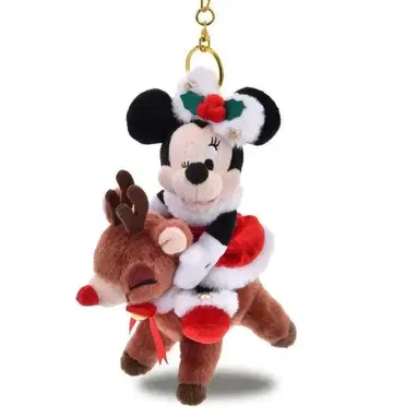 미니 봉제 인형 키링 키체인 DISNEY CHRISTMAS