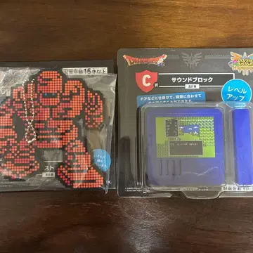 드래곤 퀘스트 1번 복권 사운드 블록 러버 스트랩