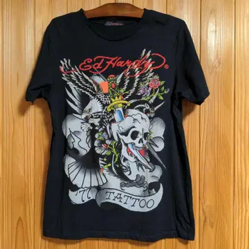 Ed Hardy 에드하디 T셔츠 블랙 컬러 스컬 이글