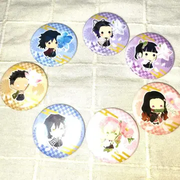 귀멸 유라후와 캔뱃지 세트