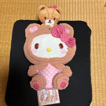 헬로키티 딸기신문 645호 콜라보레이션 페어 봉제 인형 택 포함 산리오