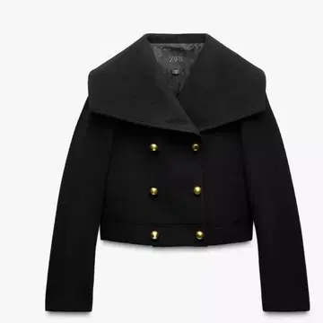 ZARA 울 혼방 숏 자켓 ZW COLLECTION S