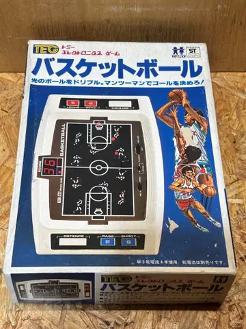 쇼와 레트로 타미힐피거 일렉트로닉스 게임 농구 정크