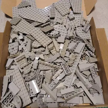 15 라이트 그레이 LEGO 블록 세트