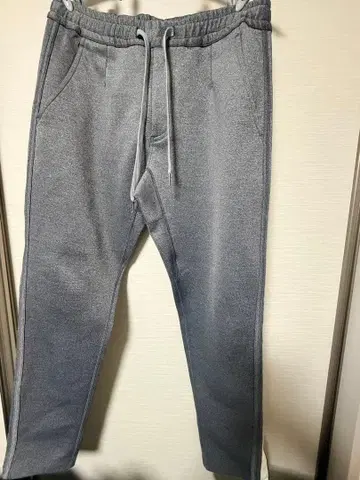 그레이 스웨트 팬츠 드로우 스트링 포함