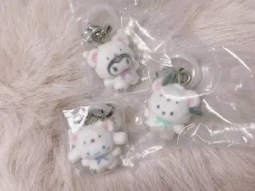 산리오 메지루시 참 포근포근 스노우 포차코 쿠로미 시나몬