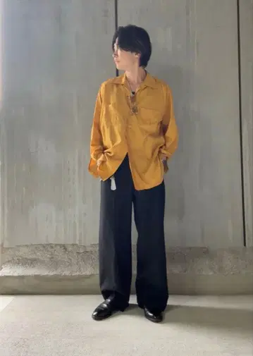 Arrow Galanaro 긴팔 셔츠 70년대 골드 L