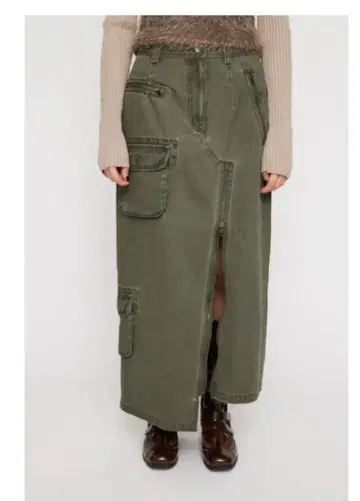 HEM STEP 롱 스커트 러그아젬 laguagem 데님