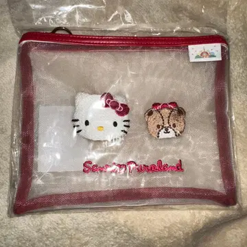 산리오 퓨로랜드 한정판 메쉬 파우치