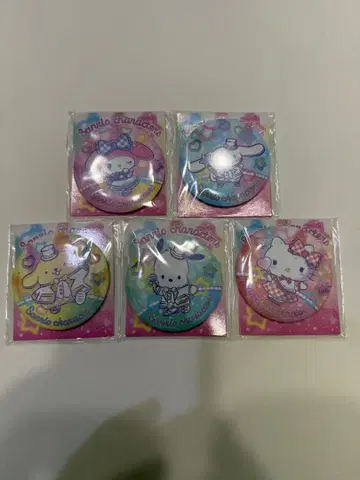 산리오 캐릭터즈 캔 거울 5종