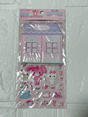 미개봉 새상품 봉봉리본 밀키미미 씰 놀이집 씰 헤이세이 레트로