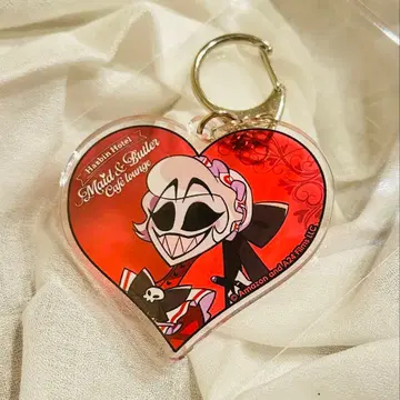 해즈빈 호텔 애니메이트 카페 로지 하트 아크릴 키링